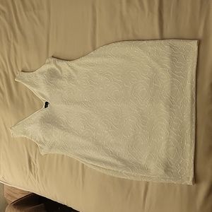 White cocktail dress